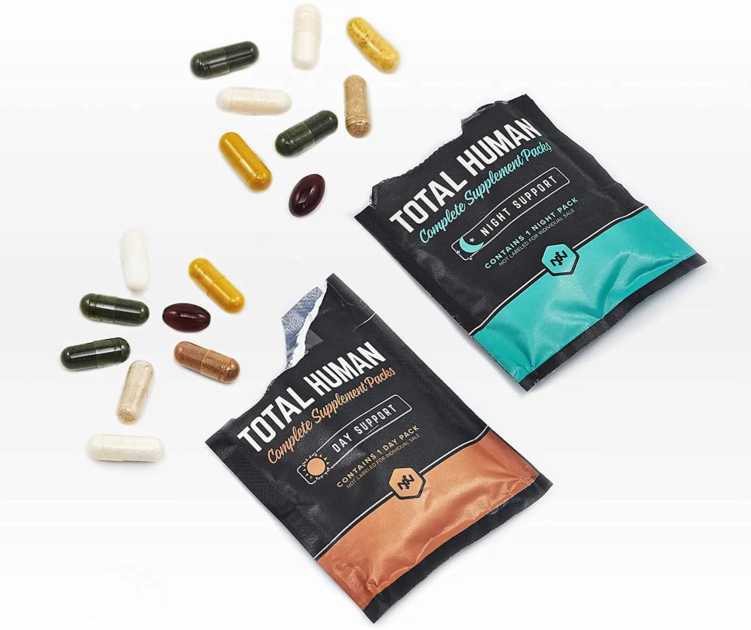 ONNIT Total Human Day and Night Vitamin Packs, 7-Day Supply Capsule ONNIT Au supplements