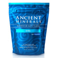 Ancient Minerals Magnesium Bath Flakes Ultra with OptiMSM – Pure Zechstein Magnesium Chloride and Organic Sulfur Bath Salts,
