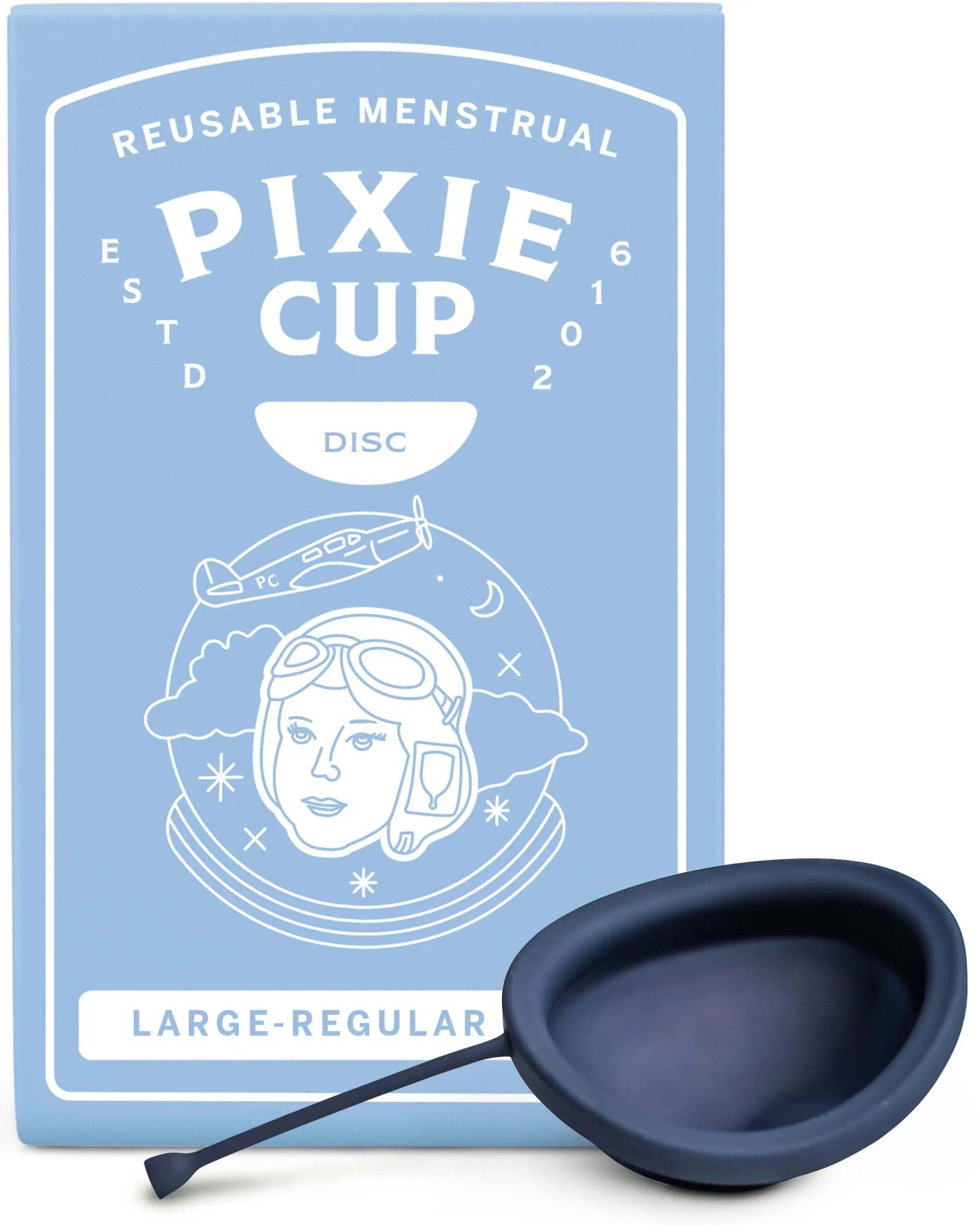 Pixie Soft Menstrual Disc - Ranked 1 for Most Soft Reusable Period Disc - Removable Stem Pixie Cup Au supplements