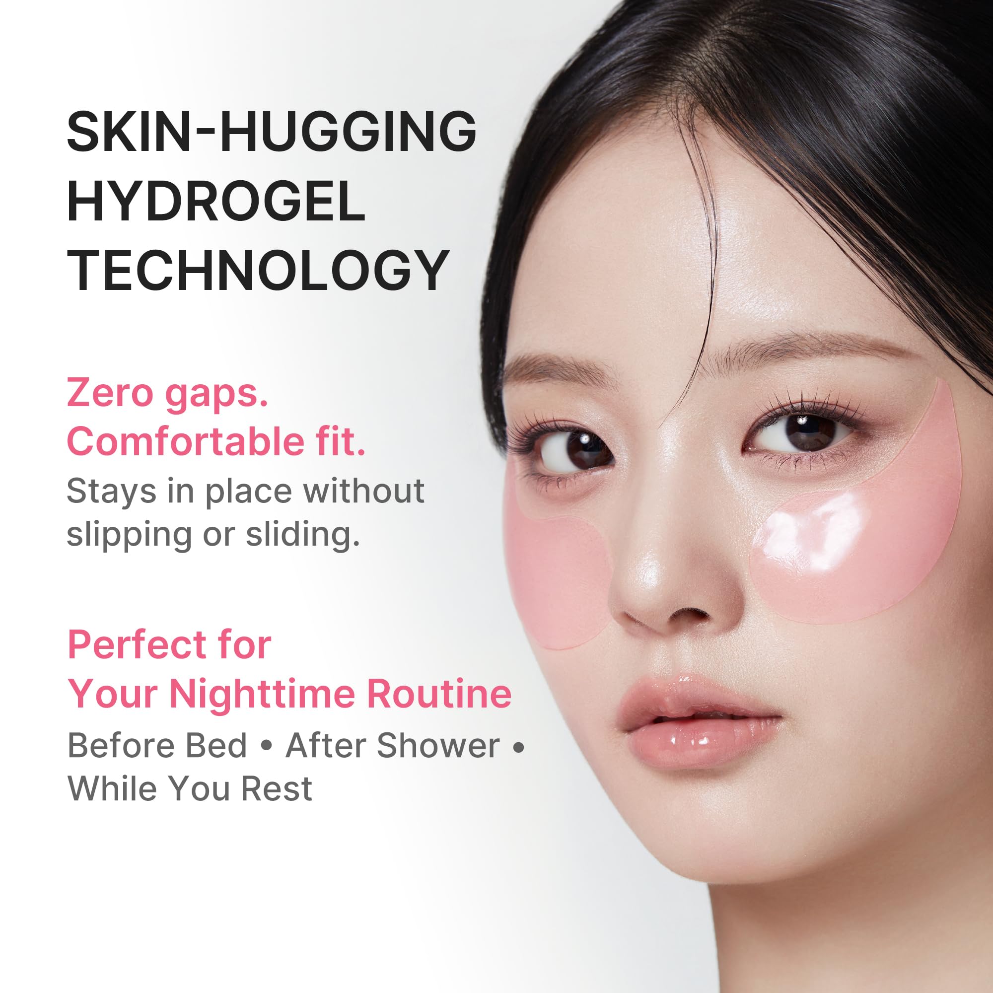 medicube PDRN Caffeine Collagen Eye Patch | Gel Eye Patches for the appearance of Dark Circles, Undereye Bags