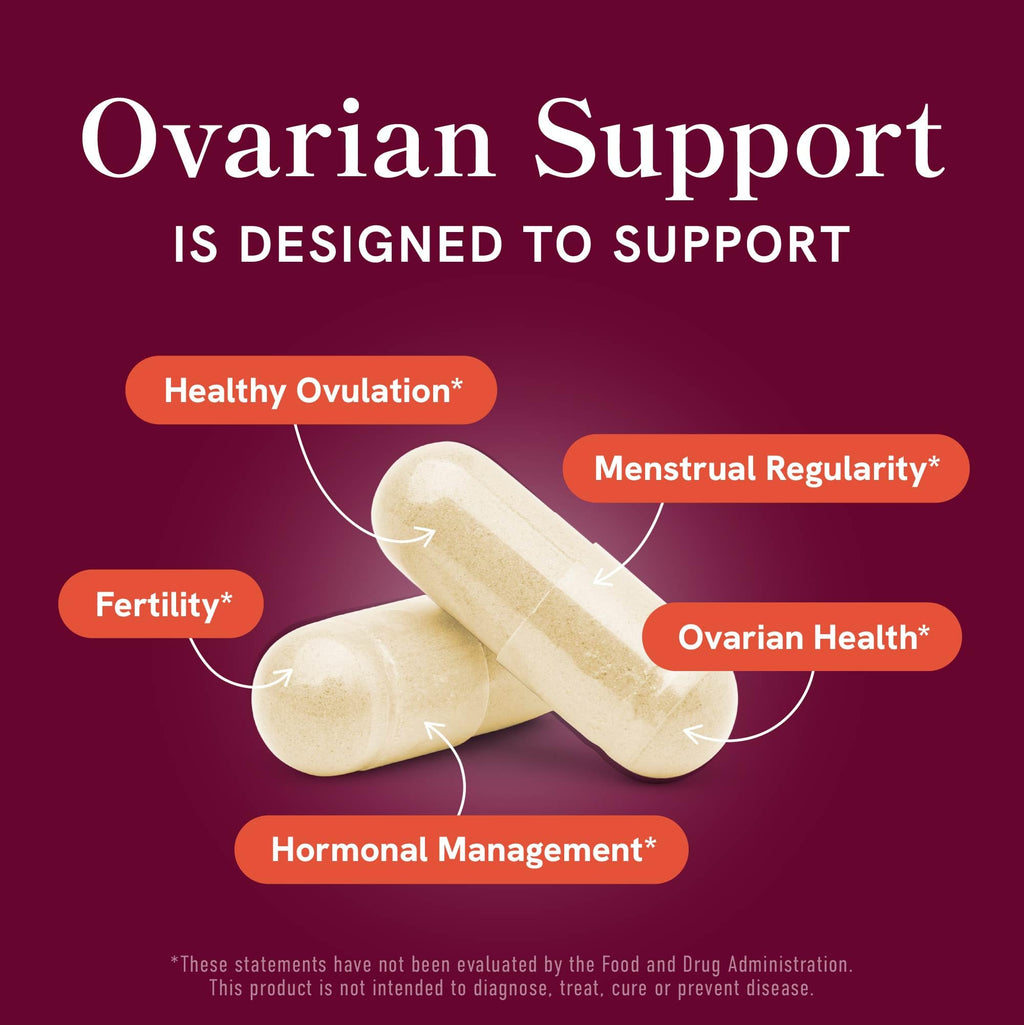 Ovarian Support for Hormone Balance for Women | Healthy Ovulation, Menstrual Cycle & Reproductive Health Support | DIM Supplement with Myo-Inositol & D-Chiro Inositol & Folate Complex | 30 Day Supply SMNutrition Au supplements
