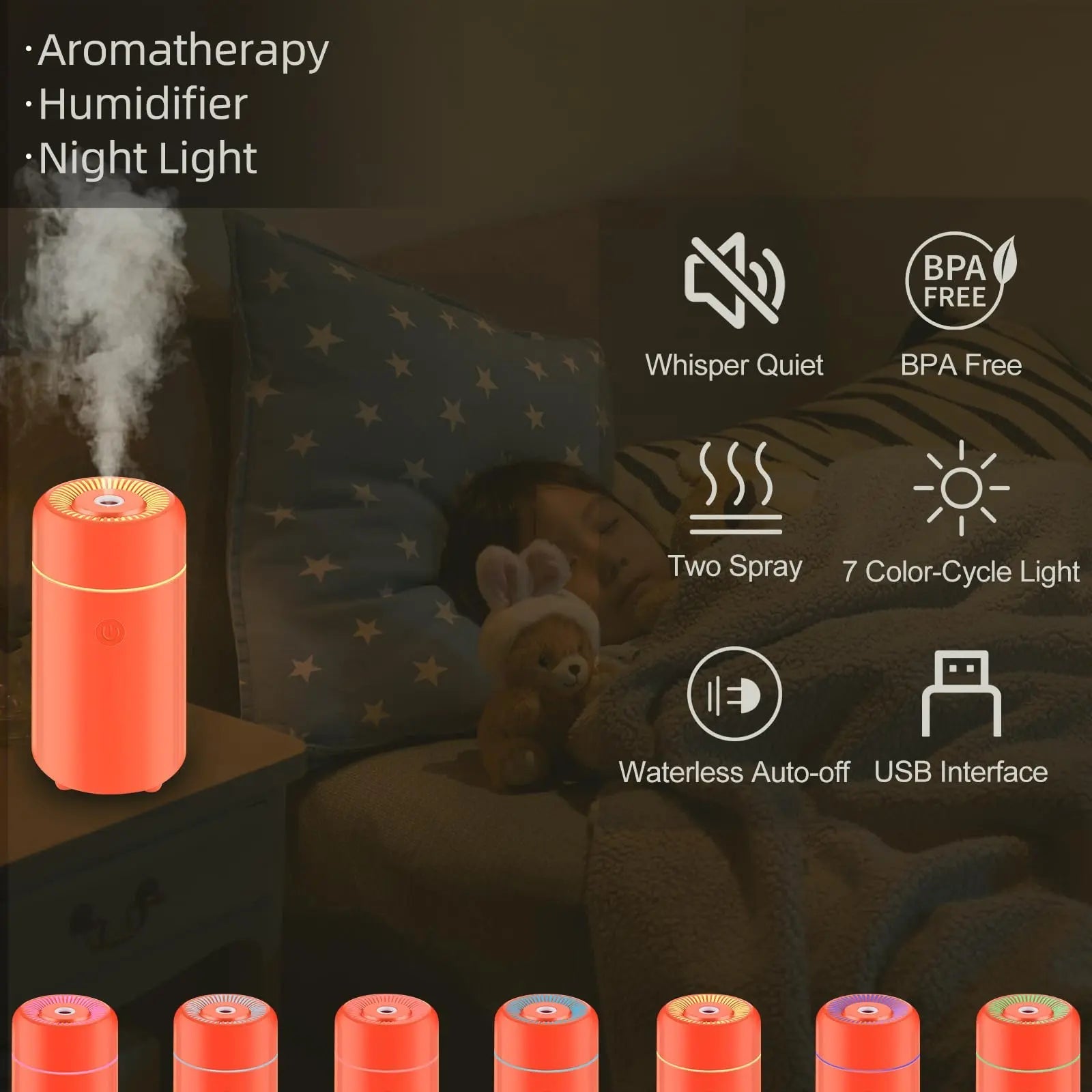 CHOUWEEK Car Essential Oil Diffuser, Mini Portable Air Diffuser for Aromatherapy, Small USB CHOUWEEK Au supplements