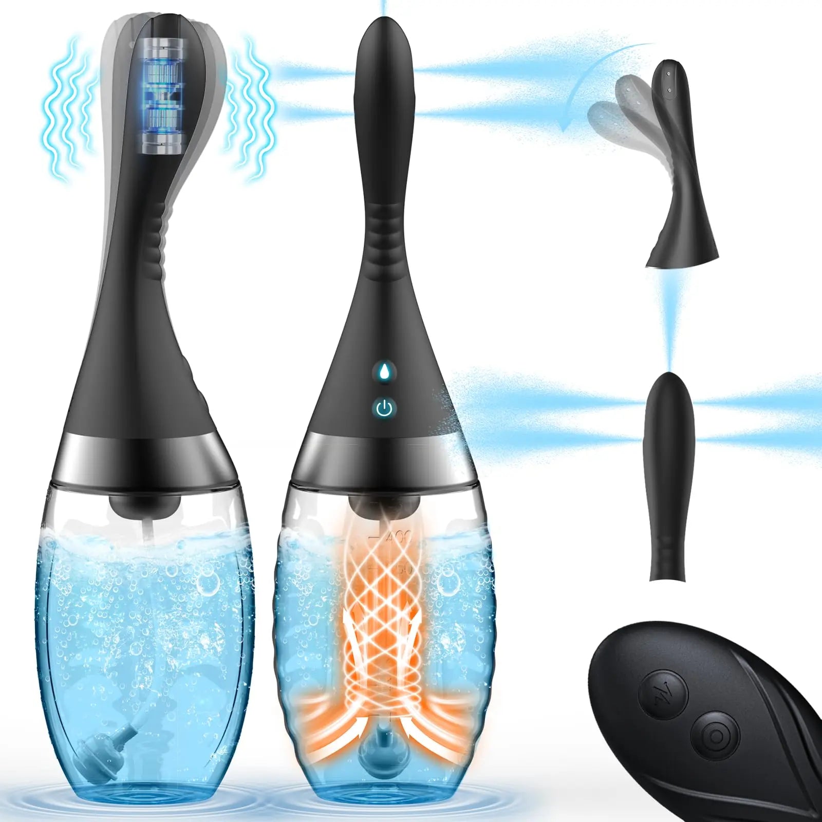 15oz Electric Enema Bulb -Remote Anal Douche, 3 Enema Speeds,Bendable Enema Douche SEXY SLAVE Au supplements