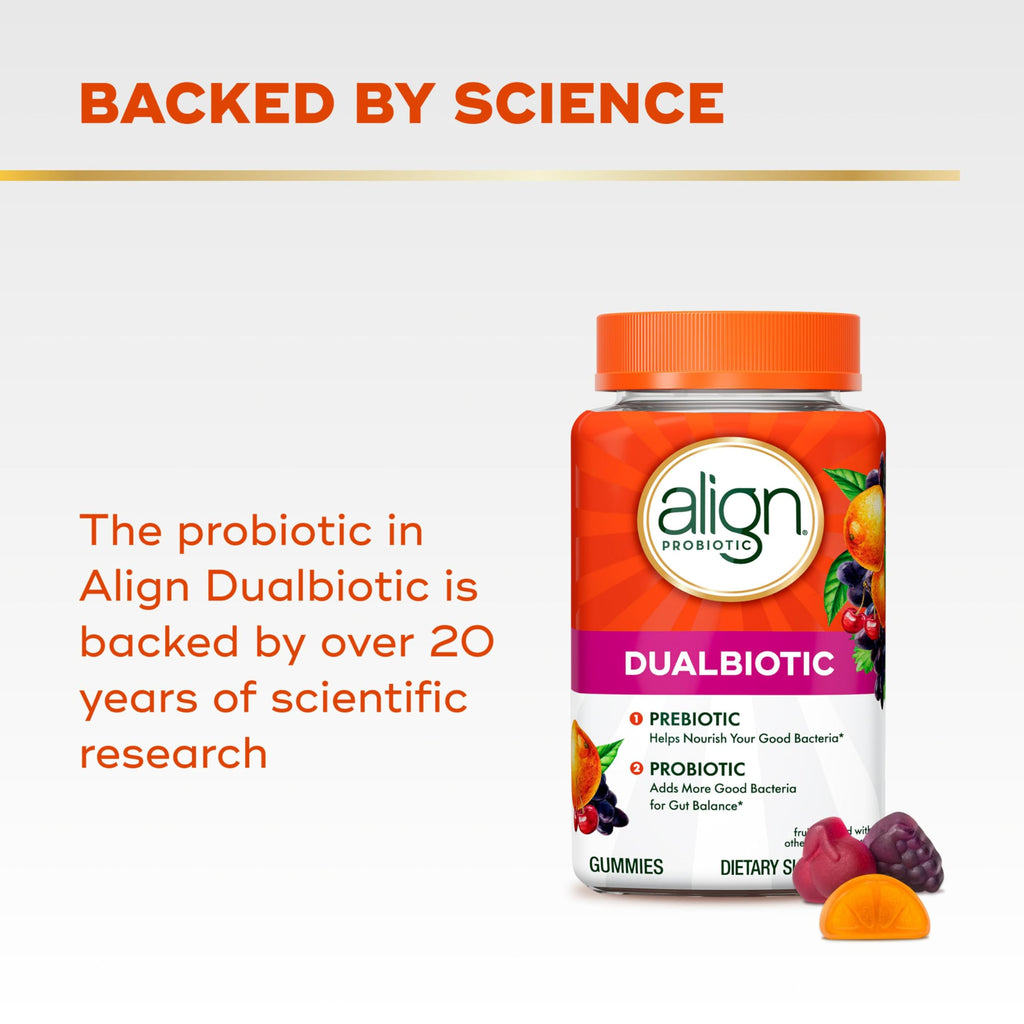 Align Dualbiotic, Prebiotics and Probiotics for Women and Men, Probiotics for Digestive Health, Prebiotics Help Nourish Good Bacteria