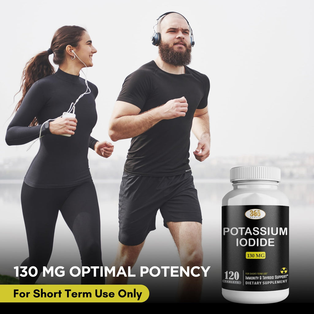 Potassium Iodide130 mg - KI Tablets- Potassium130 mg - USA Made Potassium Iodine Pills YODO Naciente