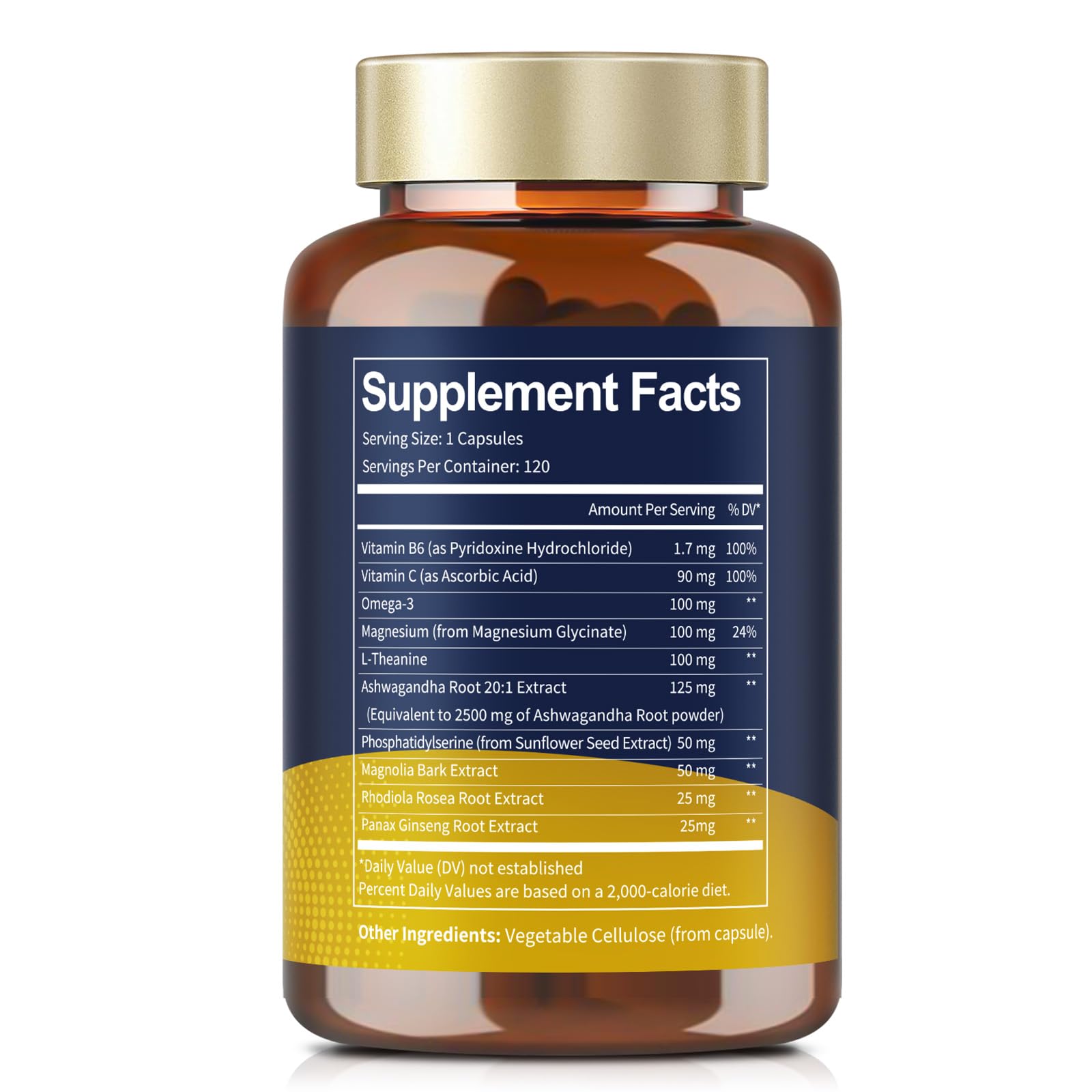 Totaria Cortisol Supplement with Ashwagandha,Magnesium,Rhodiola Rosea,L Theanine,Hormone Balance for Women 120 Vegan Capsules (Pack of 1) Totaria Au supplements