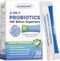 Probiotics for Women & Men - 100 Billion Plus Digestive Enzymes & Prebiotics, Highest Potency 3-in-1 Complete Probiotics for Digestive Health, Immune Support ZEBORA Au supplements