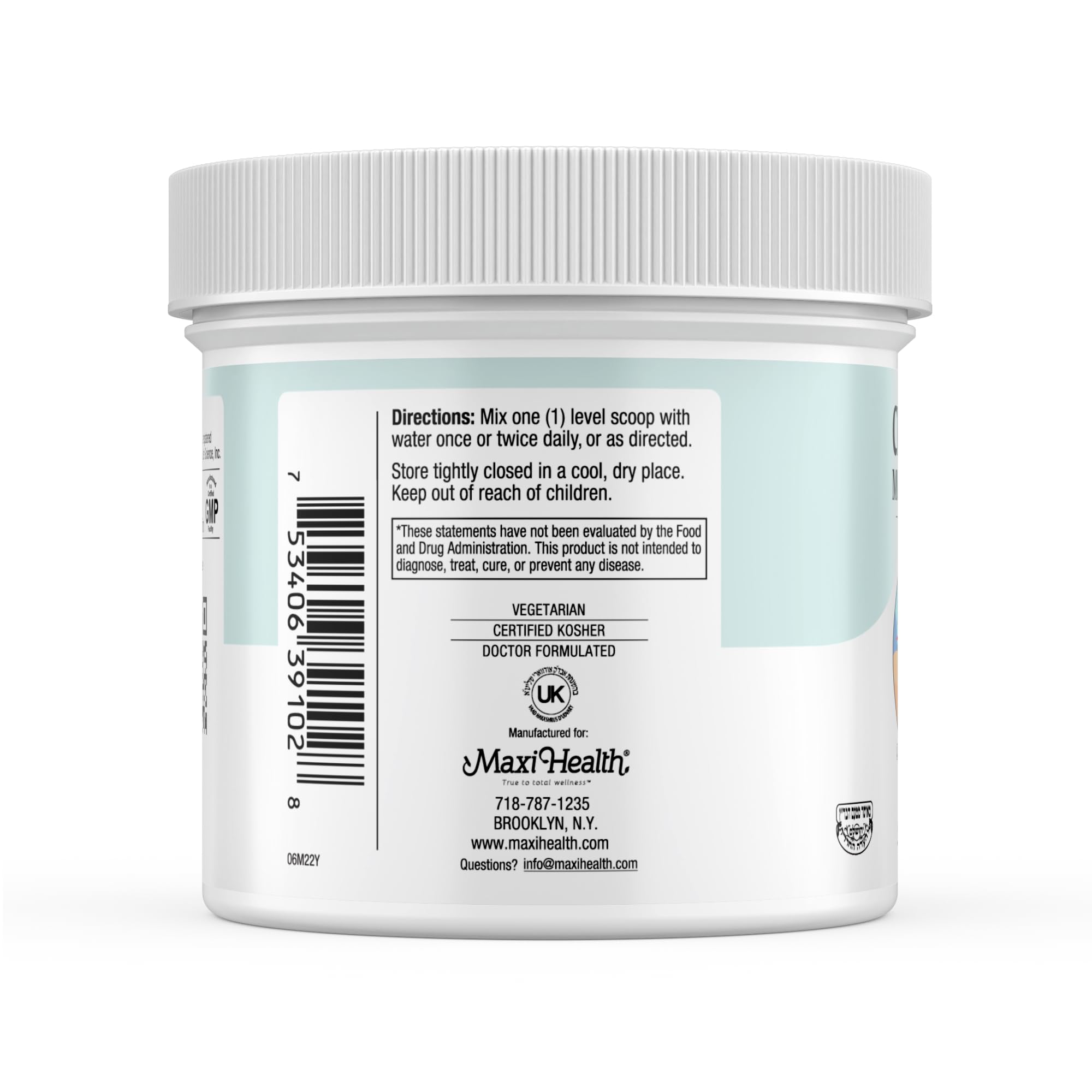 Maxi Health Creatine Monohydrate Powder – Pure Creatine Powder with L-Taurine & Ribose for Energy, Strength, & Muscle Gain – Vegan & Kosher – 30 Servings Maxi Health Au supplements