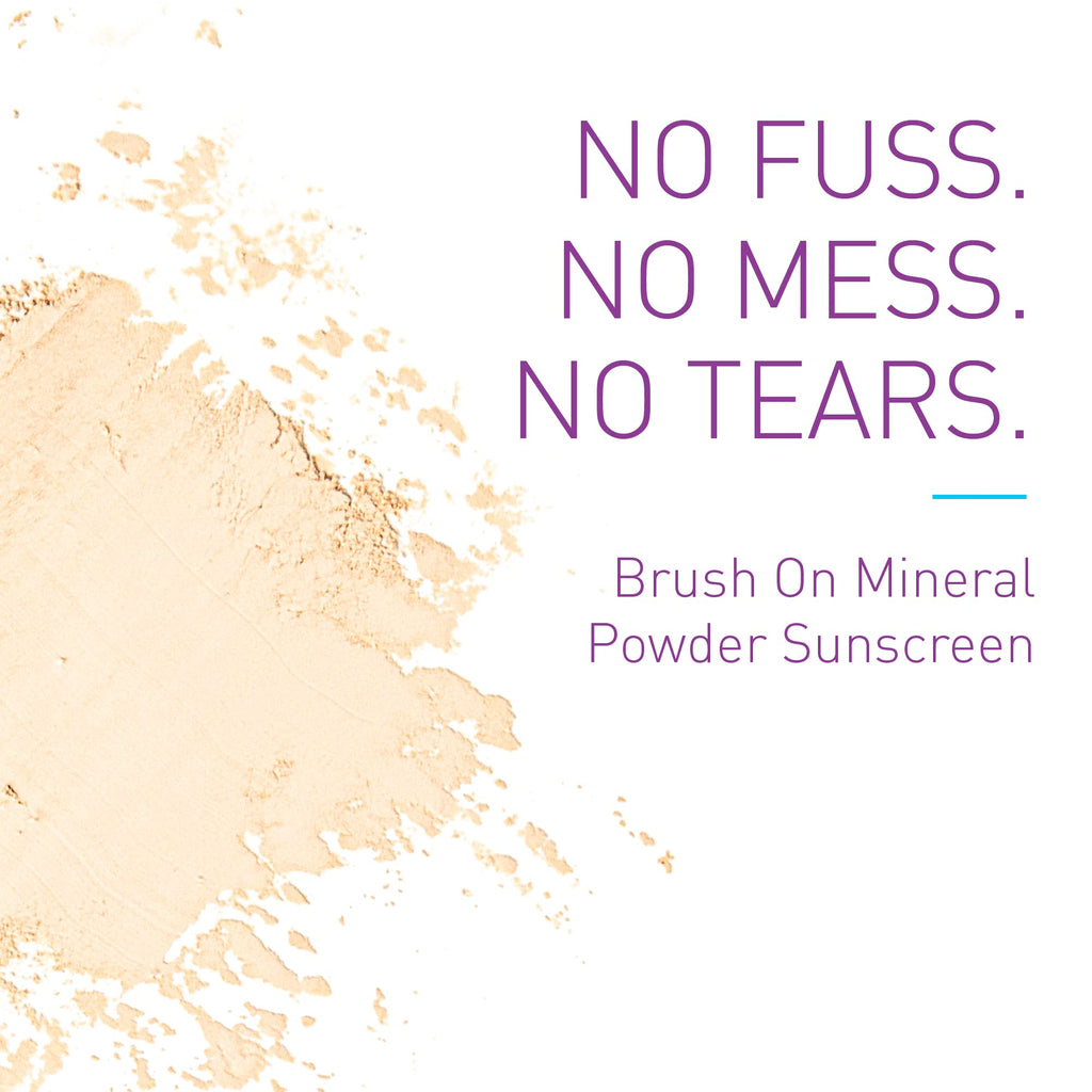 BOB KIDS SPF 30 Brush On Mineral Powder Sunscreen, Broad Spectrum Protection, Water Resistant 80 Mins, Fragrance Free
