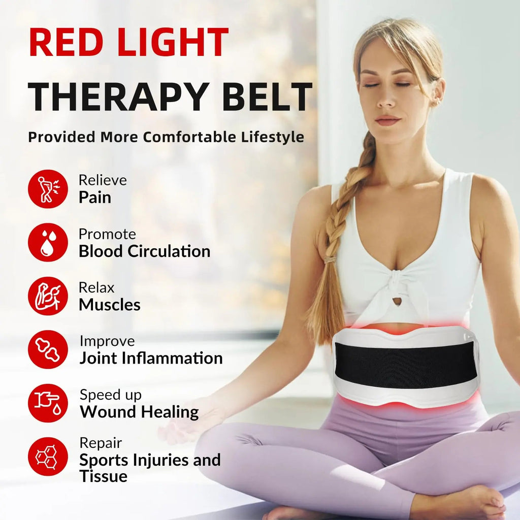 Toponechoice Red Light Therapy Belt, 450pcs 660nm 850nm 940nm, Infrared Light Therapy Toponechoice Au supplements
