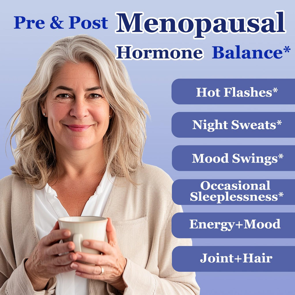 Menopause Supplements Liquid Drops, 8-in-1 Menopause Vitamin w. Black Cohosh, Ashwagandha, D3 B6 Multivitamin for Hot Flash, Night Sweats, Hormone Balance & Mood Support for Women Over 40 Vita PLynxera Au supplements