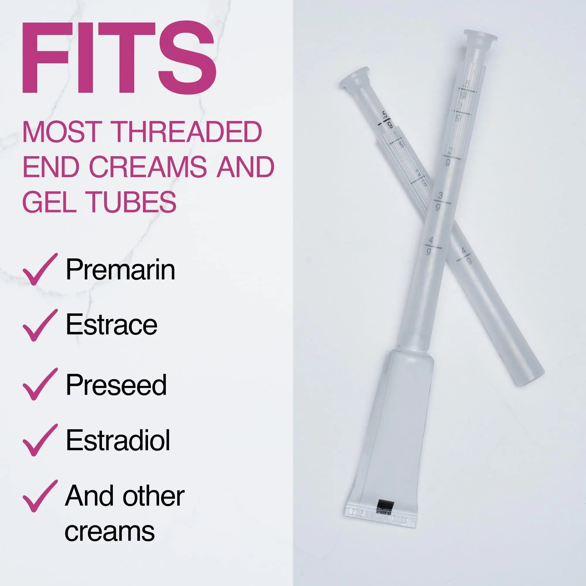 Flextiva Disposable Plastic Vaginal Cream Applicators - Threaded End to Fit OTC Gel or Cream Products Flextiva Au supplements
