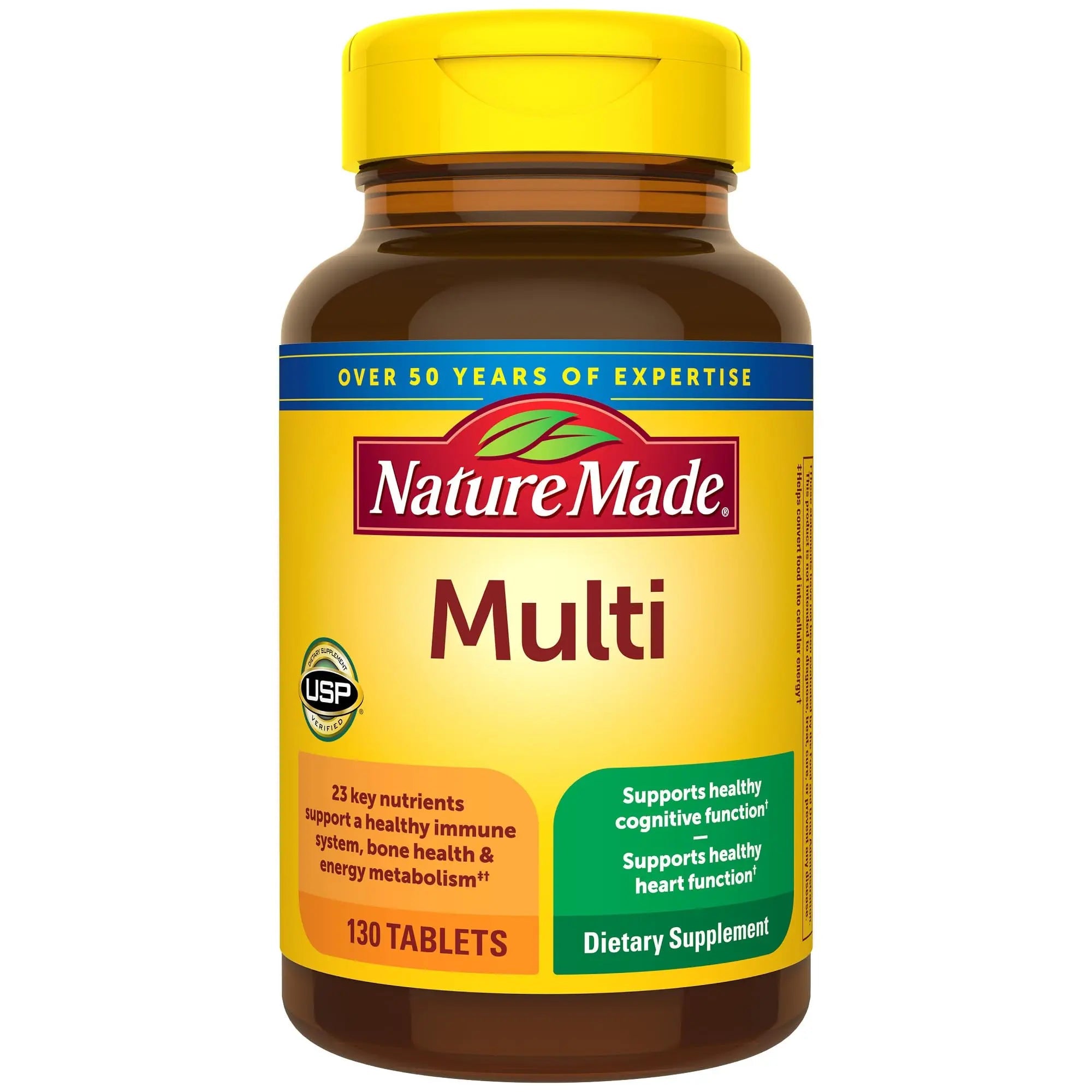 Nature Made Multivitamin Tablets with Vitamin D3 and Iron, 130 Count for Daily Nutritional Support Nature Made Au supplements