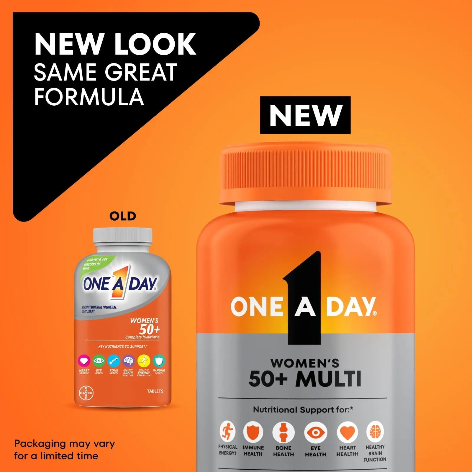 One A Day Multivitamin for Women 50 and Over Tablets, Womens Multivitamin 50 plus with Vitamins D, C, E, Zinc & Biotin, Daily Vitamins ONE A DAY Au supplements