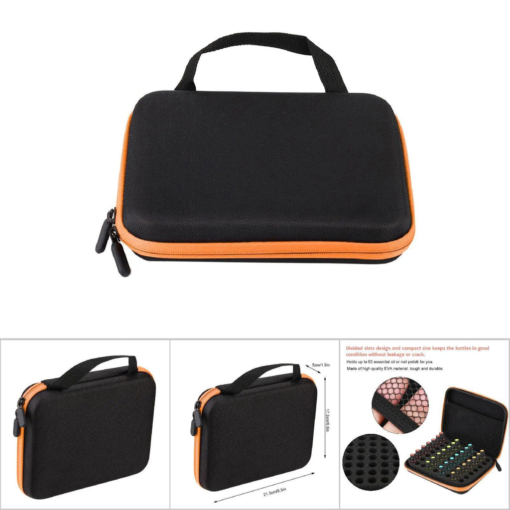 Essential Oil Storage Holder Organizer Carrying Case, Essential Oils Box Holds 63 Bottles GOTOTOP Au supplements