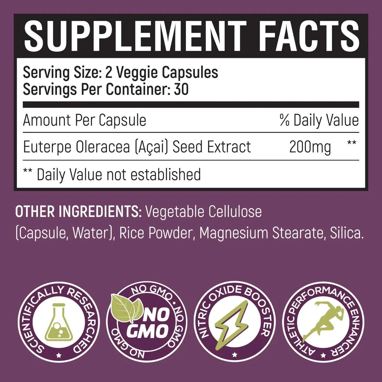 POWER SEEDAÇAÍ New Patented Nitric Oxide Supplement -Increase Blood Flow & Circulatio POWER SEEDAÇAÍ Au supplements