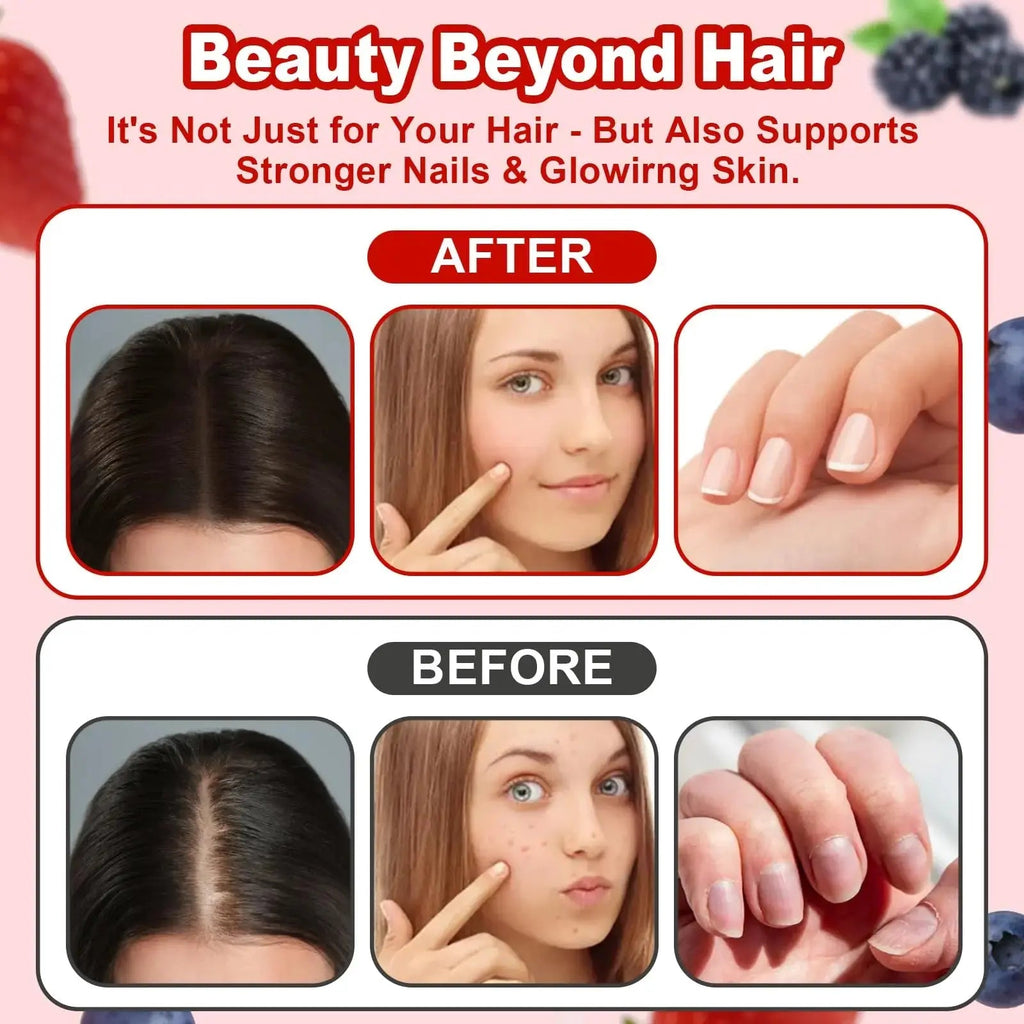 LUIMOLL Lumin Hair Growth Gummies – Daily Hair Nourishment with Biotin, Collagen & Botanical Extracts – Supports Thicker, Stronger & Healthier-Looking Hair LUIMOLL Au supplements