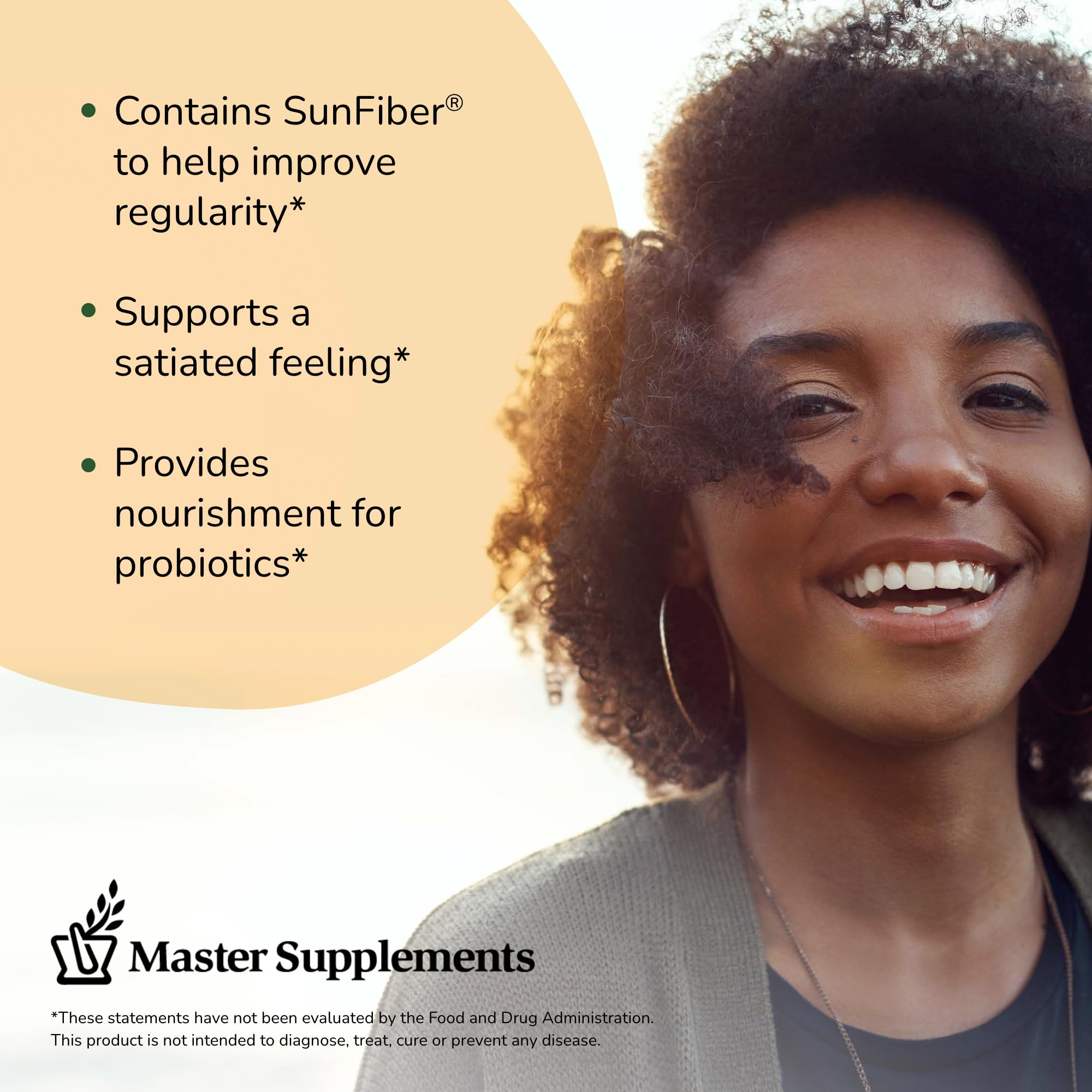 Master Supplements TruFiber - 6.35 oz, Pack of 2 - Prebiotic Fiber to Help Boost Probiotic Growth - Supports Digestive Health