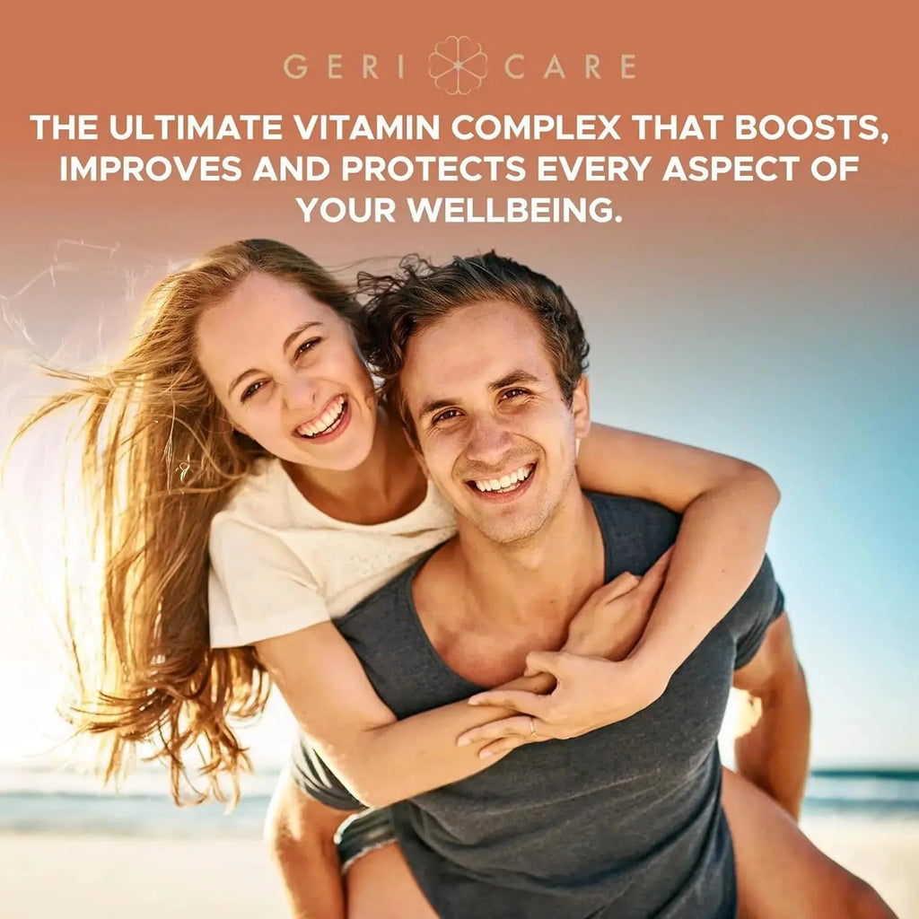 GeriCare One-Daily Multi-Vitamin Tablet, 100 Count Adult Multivitamin Supplement | Easy-to-Take Dietary Supplement with Vitamins A, C, D3, B, Calcium GeriCare Au supplements