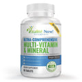 Vegan Whole Food Multivitamin & Mineral - Vitamins A B1 B2 B6 B12 C D3 E & 110 Super Foods, Herbs, Greens & Reds Vitalité Now! Au supplements