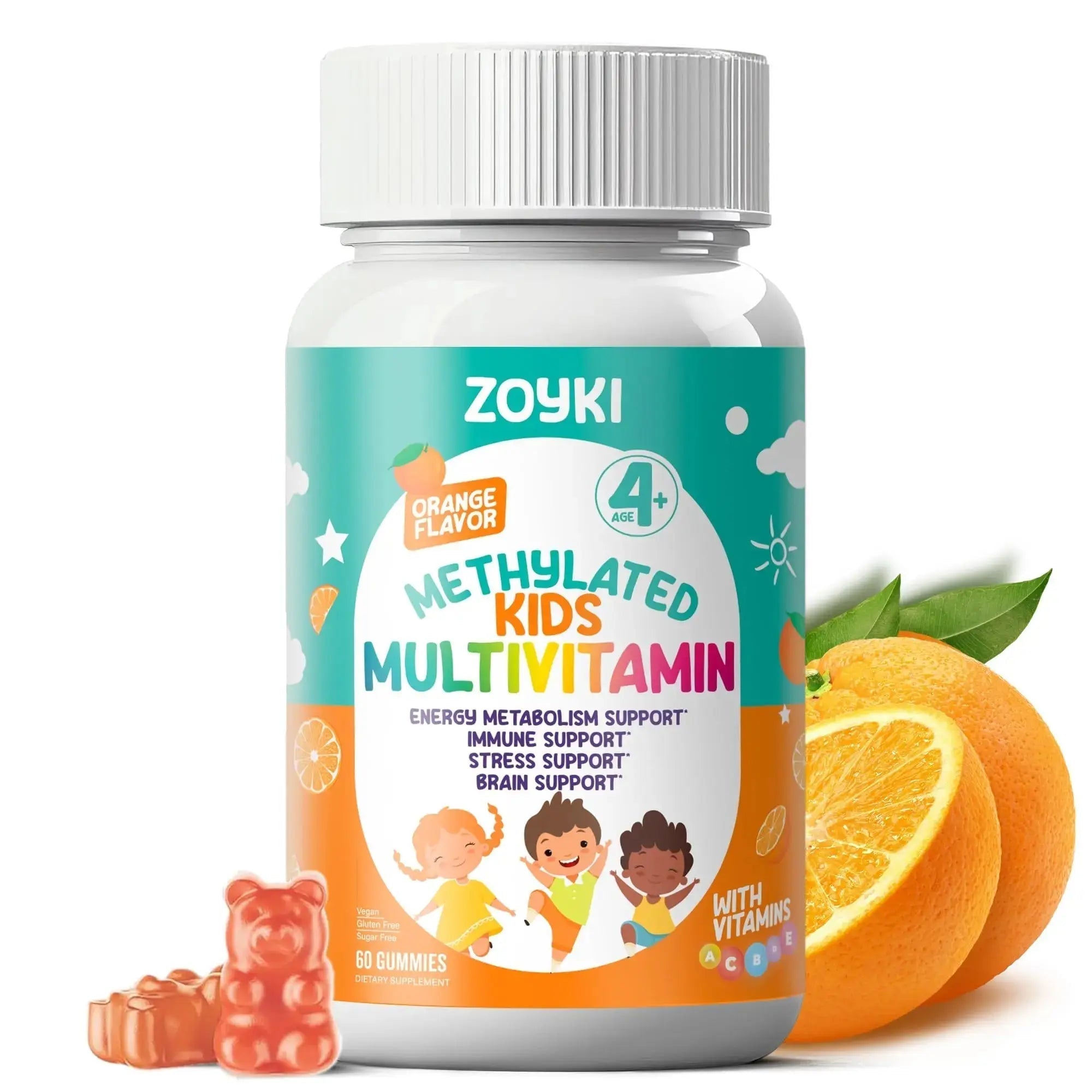 Zoyki Methylated Multivitamin Gummies for Kids - Children’s MTHFR Support Supplement with B Complex 5-MTHF Folate (L-Methylfolate) Zoyki Au supplements