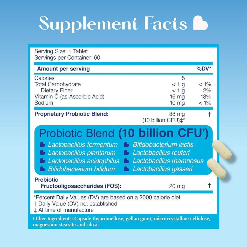 LOVEBUG Skinny Prebiotics and Probiotics for Women Digestive Health & Immune Support - 10 Billion CFU Probiotic Strains Gut Health, Gas, Constipation & Bloating, 60ct LOVEBUG Au supplements