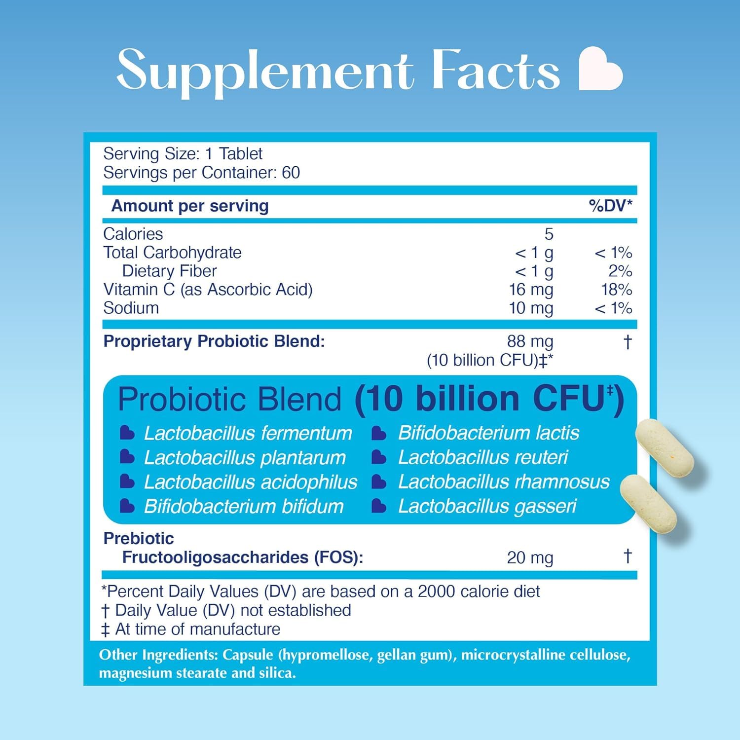 LOVEBUG Skinny Prebiotics and Probiotics for Women Digestive Health & Immune Support - 10 Billion CFU Probiotic Strains Gut Health, Gas, Constipation & Bloating, 60ct LOVEBUG Au supplements
