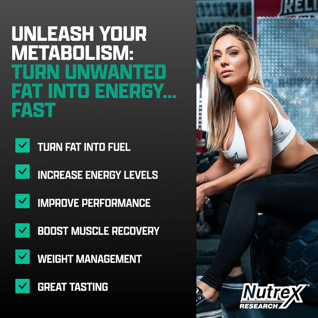 Nutrex Research L Carnitine 3000 - Clinically Dosed L-Carnitine Liquid for Energy, Metabolism & Muscle Recovery - Delicious Strawberry Watermelon - No Sugar, No Carbs