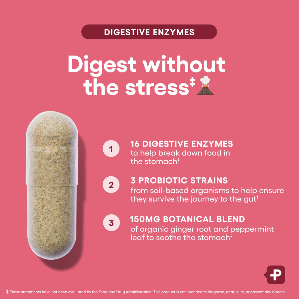 Physician's CHOICE Digestive Enzymes for Bloating & Digestion - 16 Enzymes with Organic Prebiotics & Probiotics for Gut