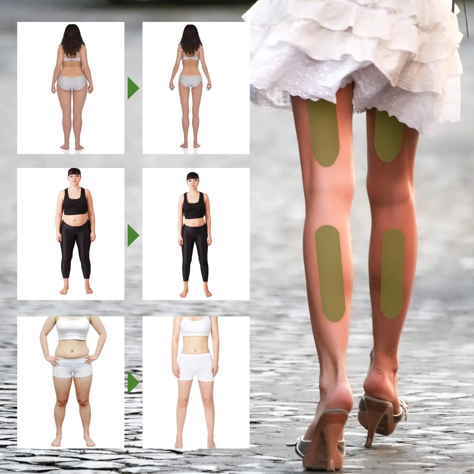 Herballegs Cellulite Reduction Patches, 2 Boxes/60PCS HerbalLegs Patches, Herbal Leg Lifting YSIRFD Au supplements