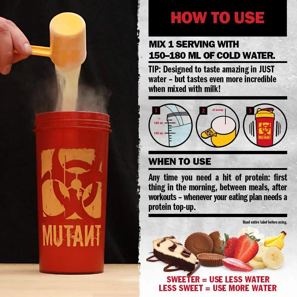 MUTANT ISO Surge – Pure whey Protein Isolate Powder, Low carb, Low Fat, Digestive Enzyme Boosted Mutant Au supplements