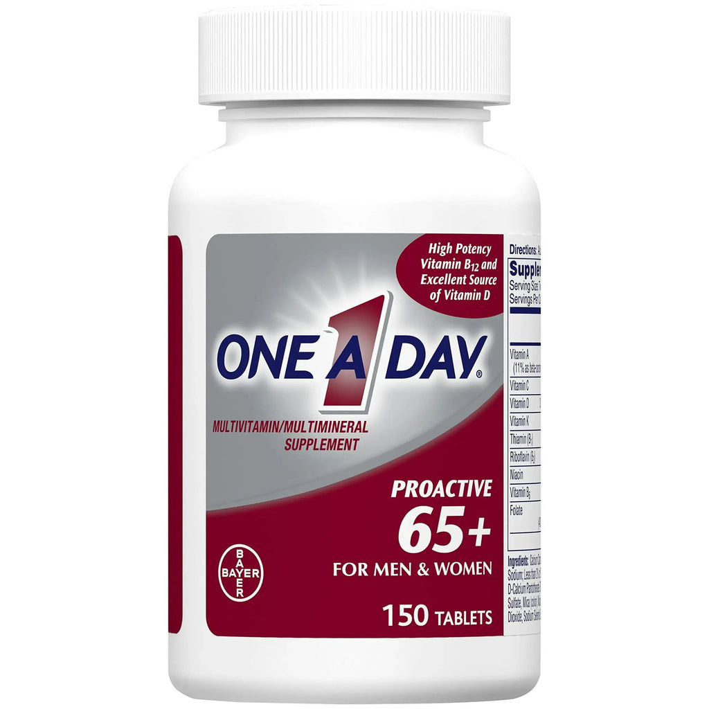 ONE A DAY Proactive 65+, Mens & Womens Multivitamin, Supplement with Vitamin A, Vitamin C, Vitamin D, and Zinc for Immune Health Support ONE A DAY Au supplements
