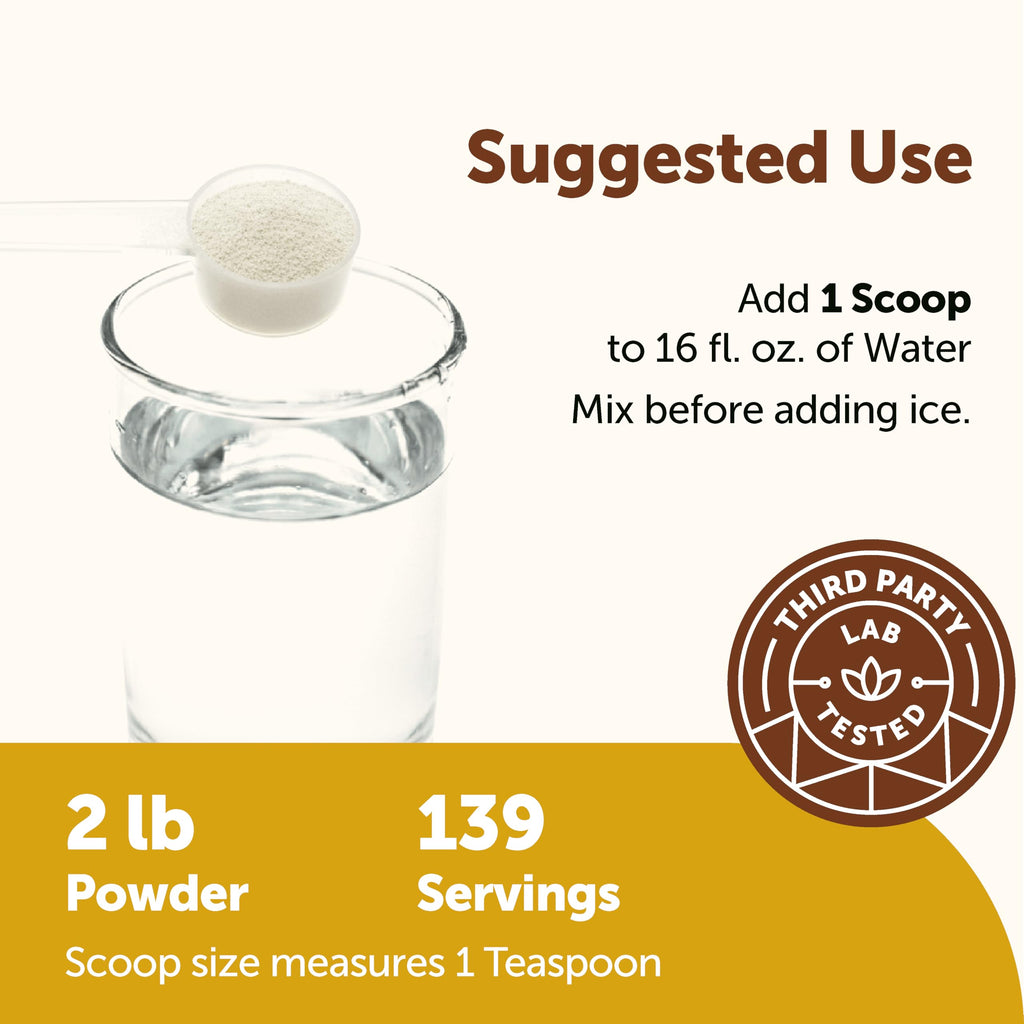 Micro Ingredients Electrolyte Powder, 2 lbs (139 Servings) | Lemon Raspberry Flavor | High Potassium (1,000mg) + Coconut Water & Real Lemon Juice