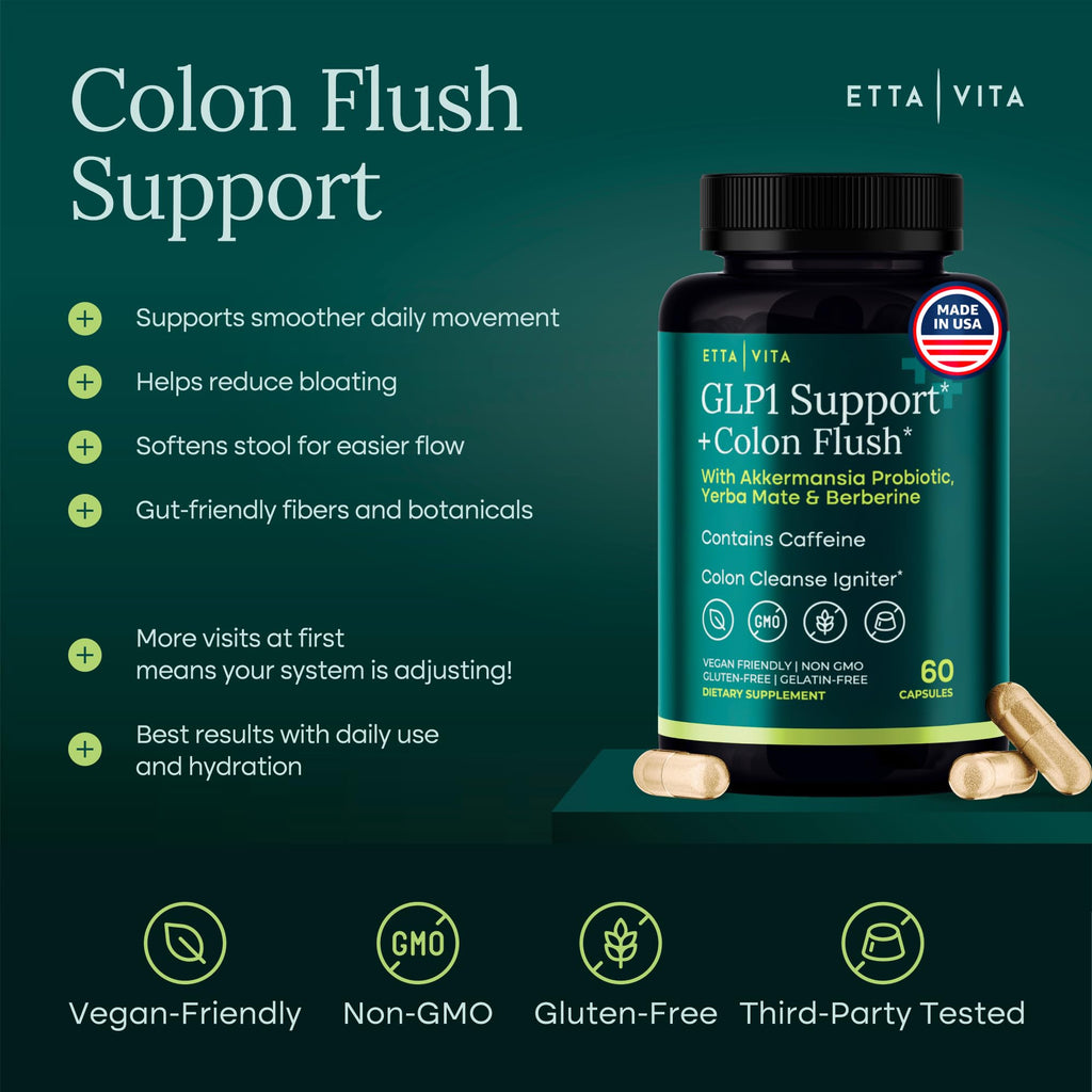 Colon Cleanse + Supplement Weight Loss & Energy - Appetite Suppressant & Fat Burner for women and men with Berberine, Yerba Mate, Psyllium Husk, Senna Leaf
