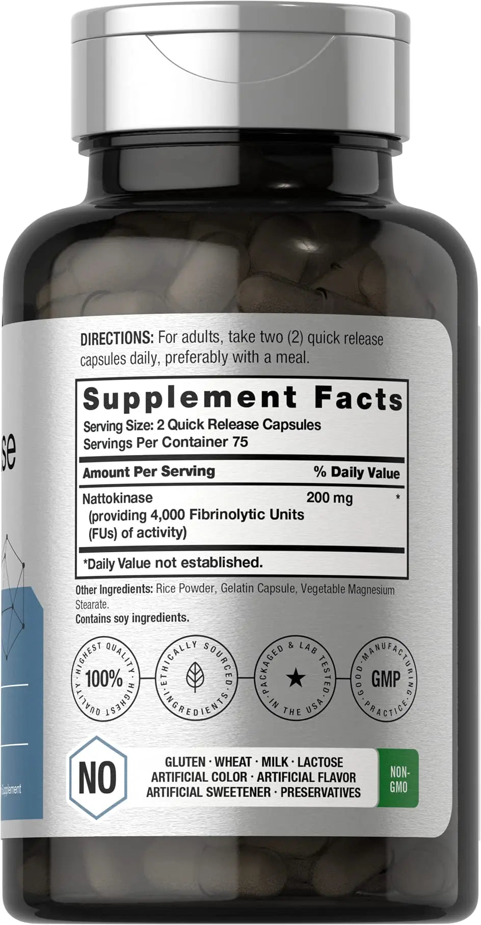 Nattokinase Supplement 4000 FU | 150 Capsules | Non-GMO, Gluten Free | by Horbaach Horbäach Au supplements