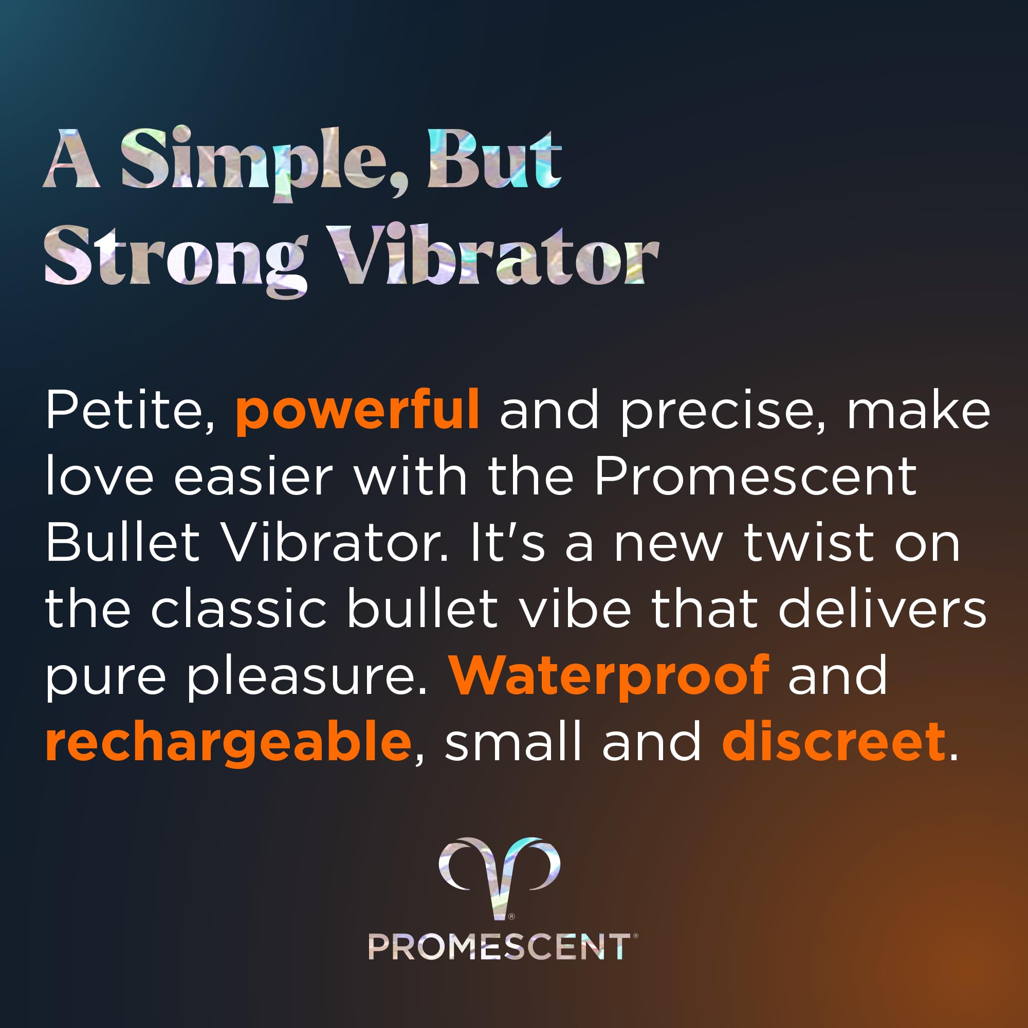 Promescent Vibrator Bullet with 27 Play Modes, Compact Vibrator Wand, Discreet Womens Sex Toys with Multiple Stimulation Settings, Pure Pleasure Sex Toy, Clitoral Stimulator for Women Promescent Au supplements