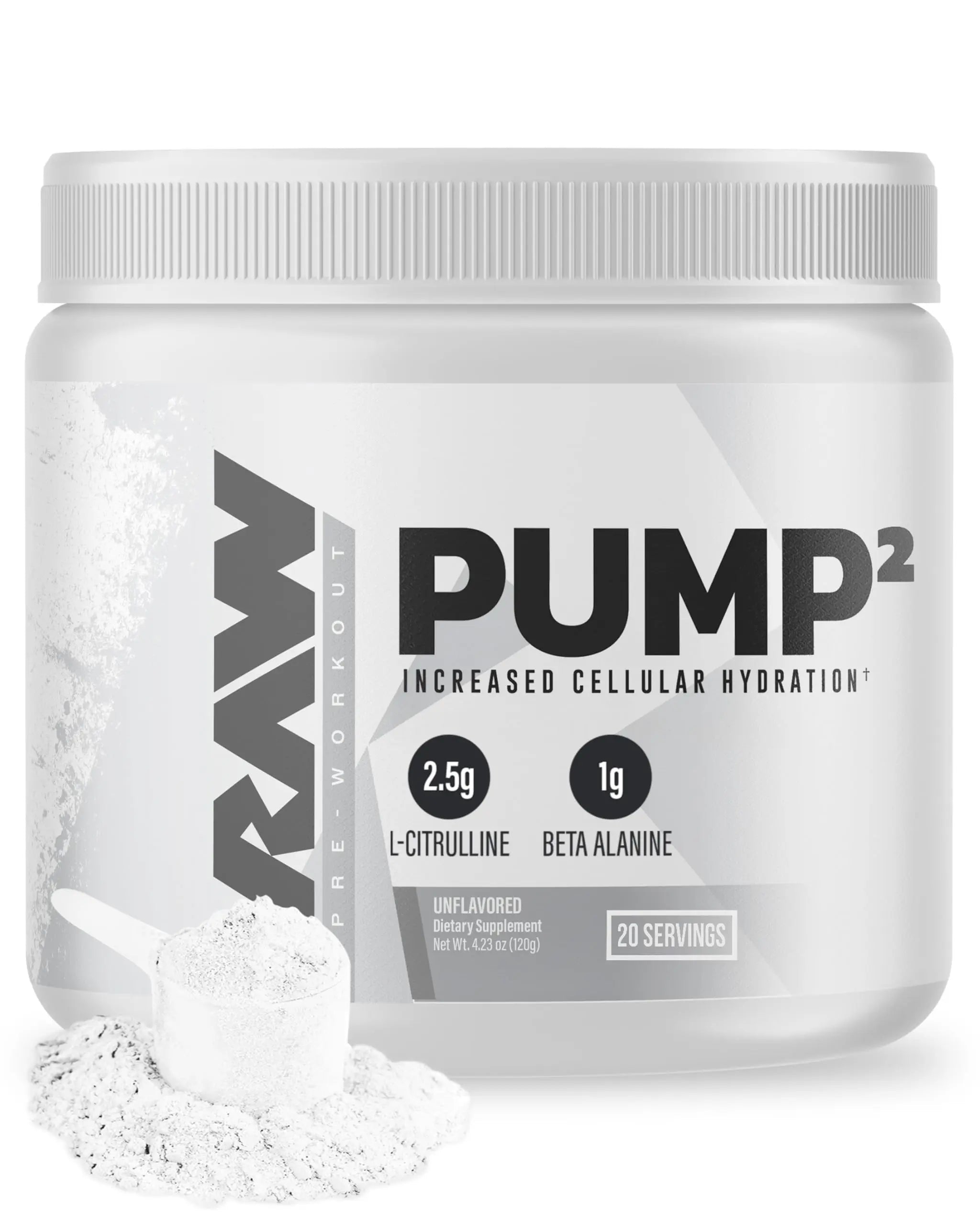 RAW Pump2 Pre Workout | Glycerol Pump Pre Workout Supplement, Pair Pump Supplement for Best Results Or Any Preworkout Powder | Enhanced Hydratio RAW Au supplements