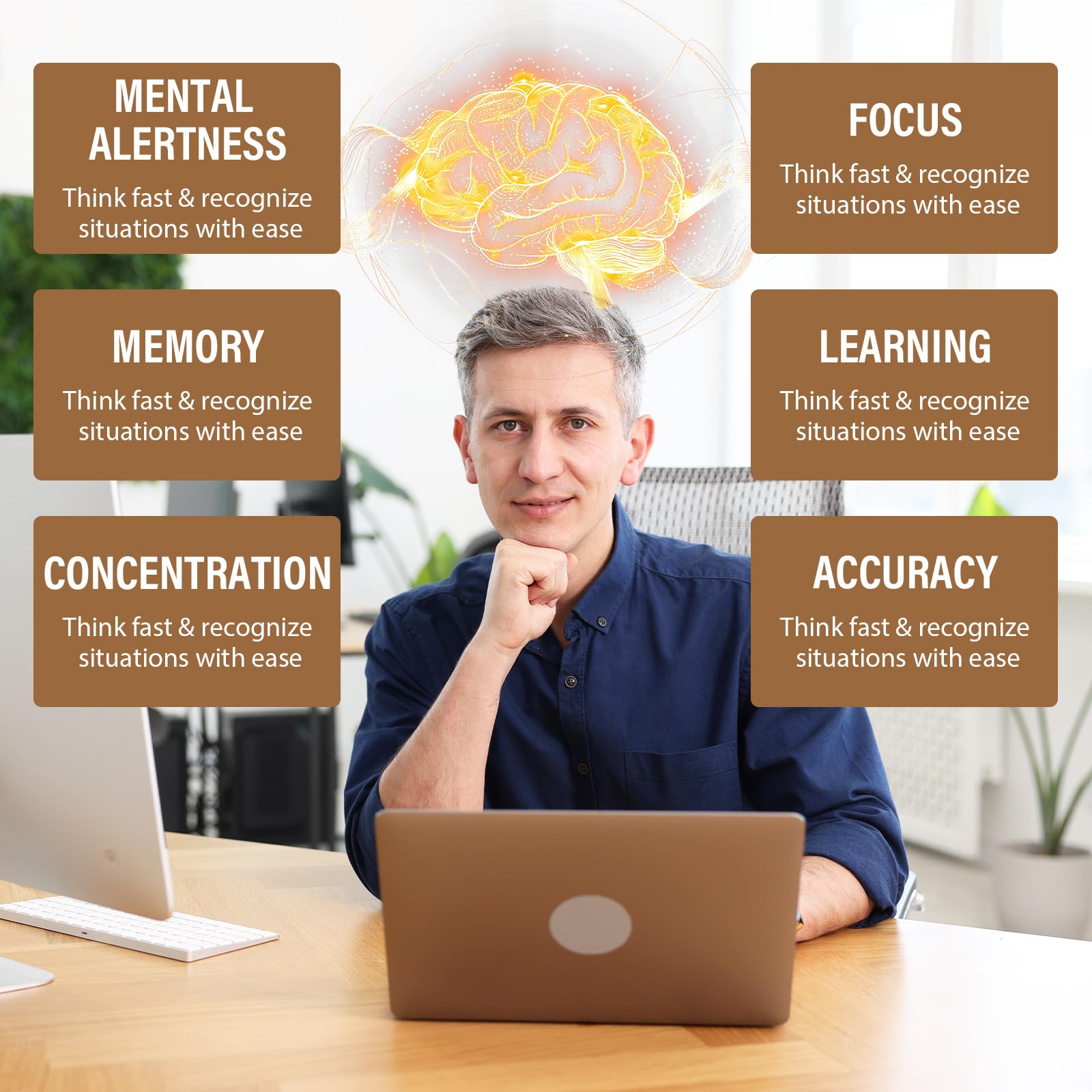 Ashwagandha & Lions Mane Supplements Capsules, Brain Supplements for Memory and Focus, Ashwagandha with Rhodiola Rosea for Cognitive, Immune Support, Cortisol Supplements for Women, 90 Capsules Zylvrax Au supplements