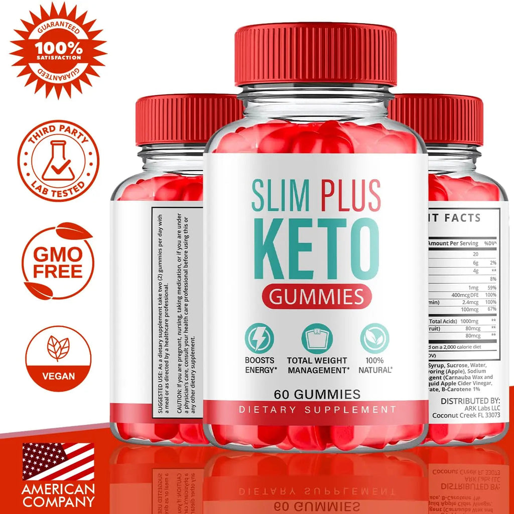(3 Pack) Slim Plus Keto Gummies - Slim Plus Keto ACV Gummies with Apple Cider Vinegar Ark Labs Au supplements