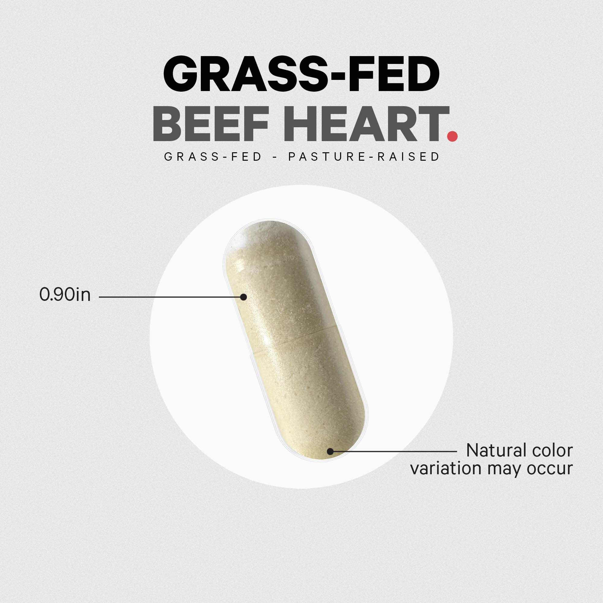 Codeage Grass Fed Beef Heart Supplement - Freeze Dried, Non-Defatted, Desiccated Glandular Supplements - Bovine Meat & Liver Pills - Beef Vitamins for Heart - Non-GMO -180 Capsules Codeage Au supplements