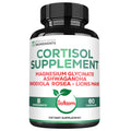 Satoomi 8in1 Cortisol Manager with Magnesium Glycinate, Ashwagandha, Rhodiola Rosea, Lions Mane & More - Cortisol Reducer Supplement Men & Women - 60 Capsules Satoomi Au supplements