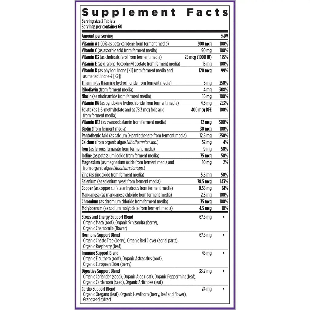 New Chapter Women's Multivitamin Advanced Formula for Stress, Bone, Immune, Beauty & Energy Support, Higher Levels New Chapter Au supplements