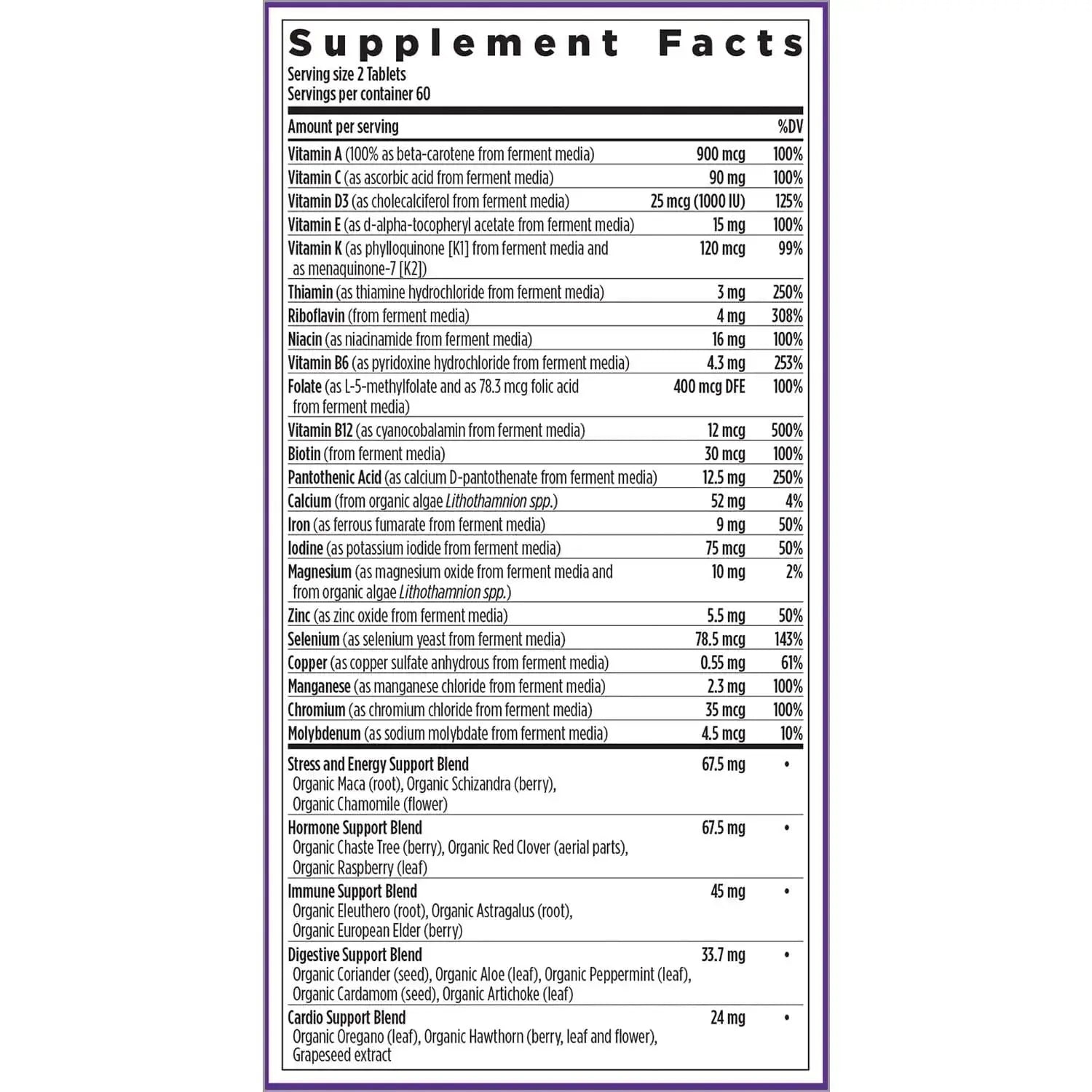 New Chapter Women's Multivitamin Advanced Formula for Stress, Bone, Immune, Beauty & Energy Support, Higher Levels New Chapter Au supplements