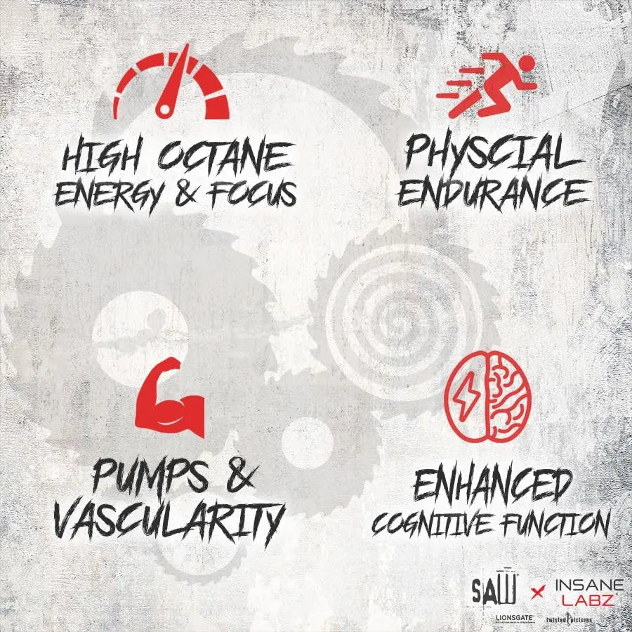 Insane Labz Saw Bloodbath, Non-Stim Pump Pre Workout Powder with Nitrosigine­, OxyGold Insane Labz Au supplements