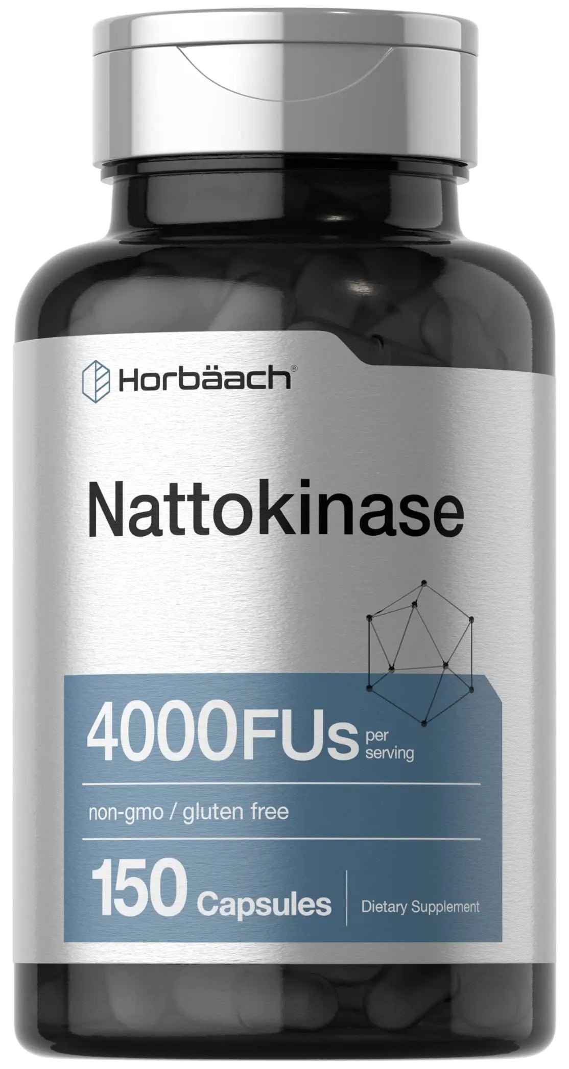 Nattokinase Supplement 4000 FU | 150 Capsules | Non-GMO, Gluten Free | by Horbaach Horbäach Au supplements