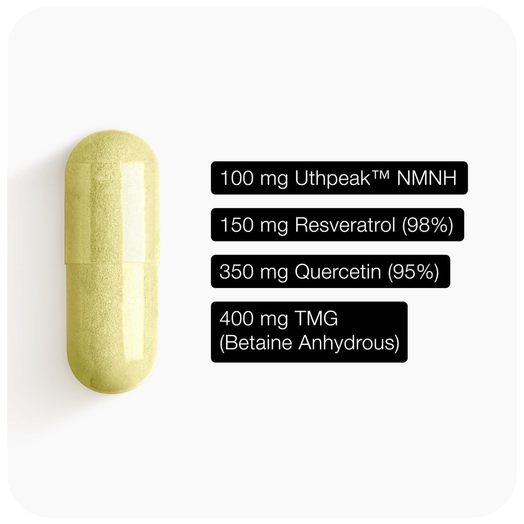 Toniiq NMNH Supplement – Ultra High Potency 1,000mg Complex with Clinically Studied Uthpeak™ NMNH, Resveratrol, Quercetin & TMG – Highly Purified – Third-Party Lab Tested – 60 Capsules Toniiq Au supplements