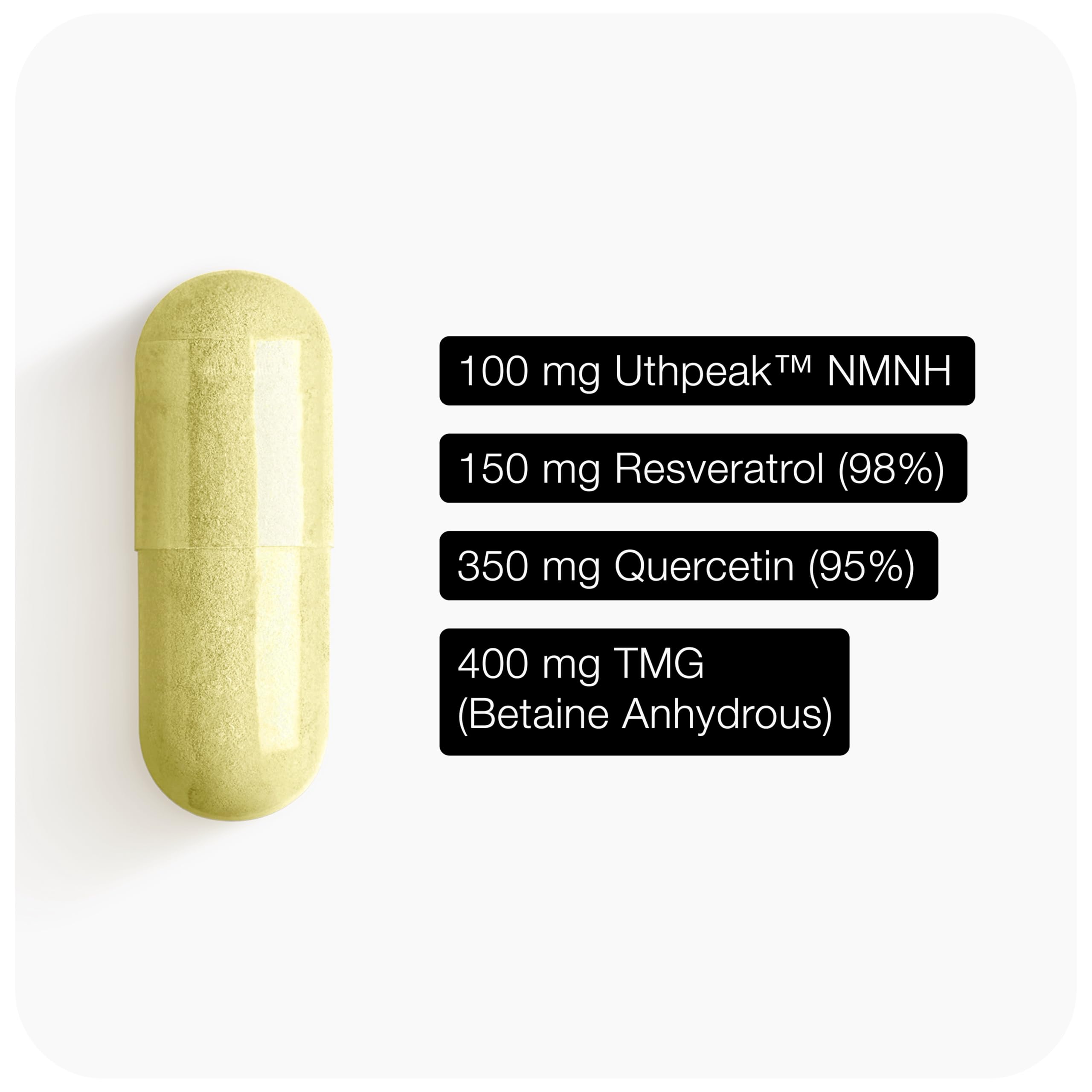 Toniiq NMNH Supplement – Ultra High Potency 1,000mg Complex with Clinically Studied Uthpeak™ NMNH, Resveratrol, Quercetin & TMG – Highly Purified – Third-Party Lab Tested – 60 Capsules Toniiq Au supplements