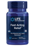 Life Extension Fast Acting Relief, Black Sesame Seeds, Turmeric, Boswellia, Joint Support Supplement, Quick Relief for discomfort in Bones, Joints & Muscles, Gluten-Free, Non-GMO, 60 softgels Life Extension Au supplements