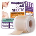 Silicone Scar Sheets,Silicone Scar Tape,Silicone Scar Removal Strips for Surgical,C-Section,Tummy Tuck,Keloid Scars