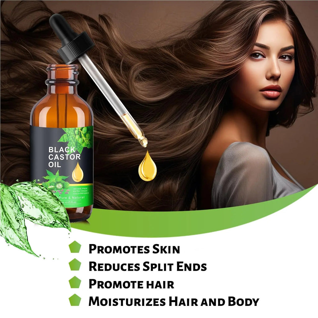 PAVAROP Jamaican Black Castor Oil, Organic Black Castor Oil Cold Pressed in Glass Bottle PAVAROP Au supplements